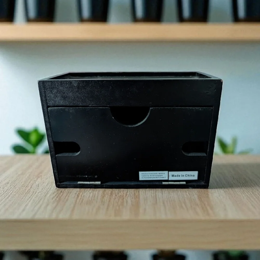 Compact Charging Station Black Wooden (EUC)